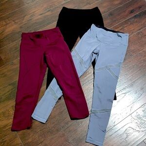 Bundle of 3-Assorted Leggings, Women’s sz, Small